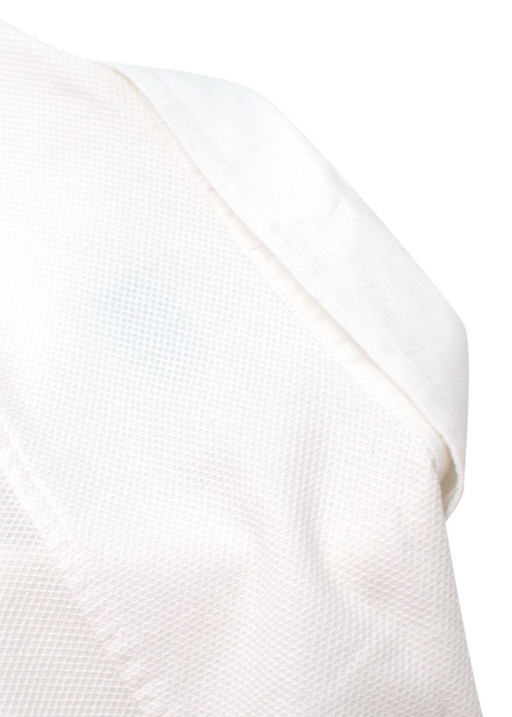 Tailormade White Cotton Polo Shirt