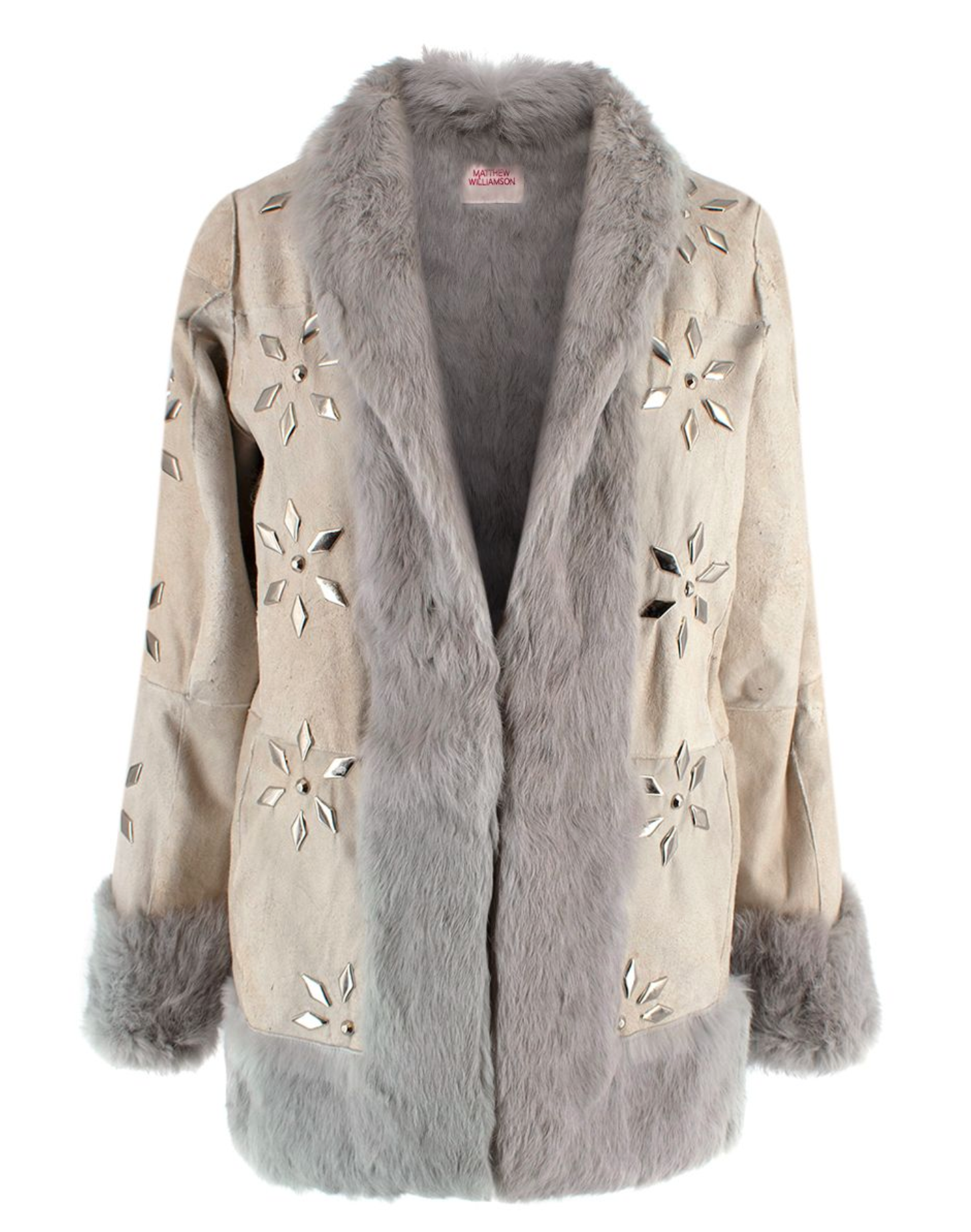 Vintage Fur Lined Embellished Penny Lane Coat