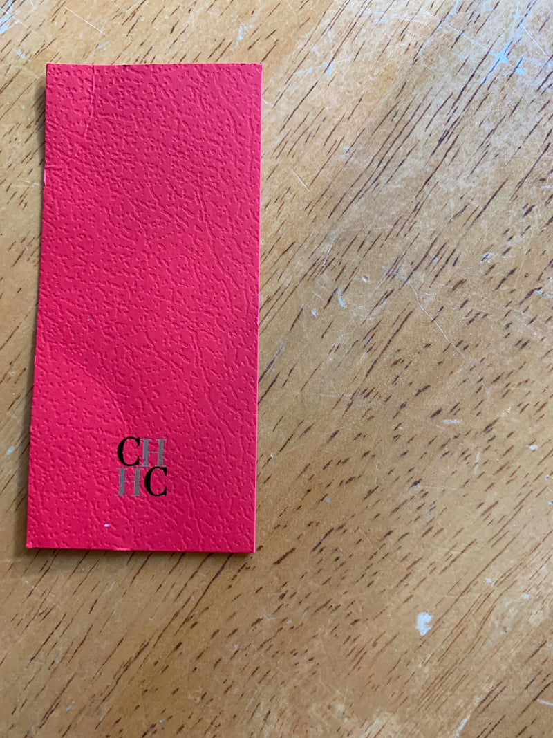 Carolina Herrera Navy Monogram Bucket Bag