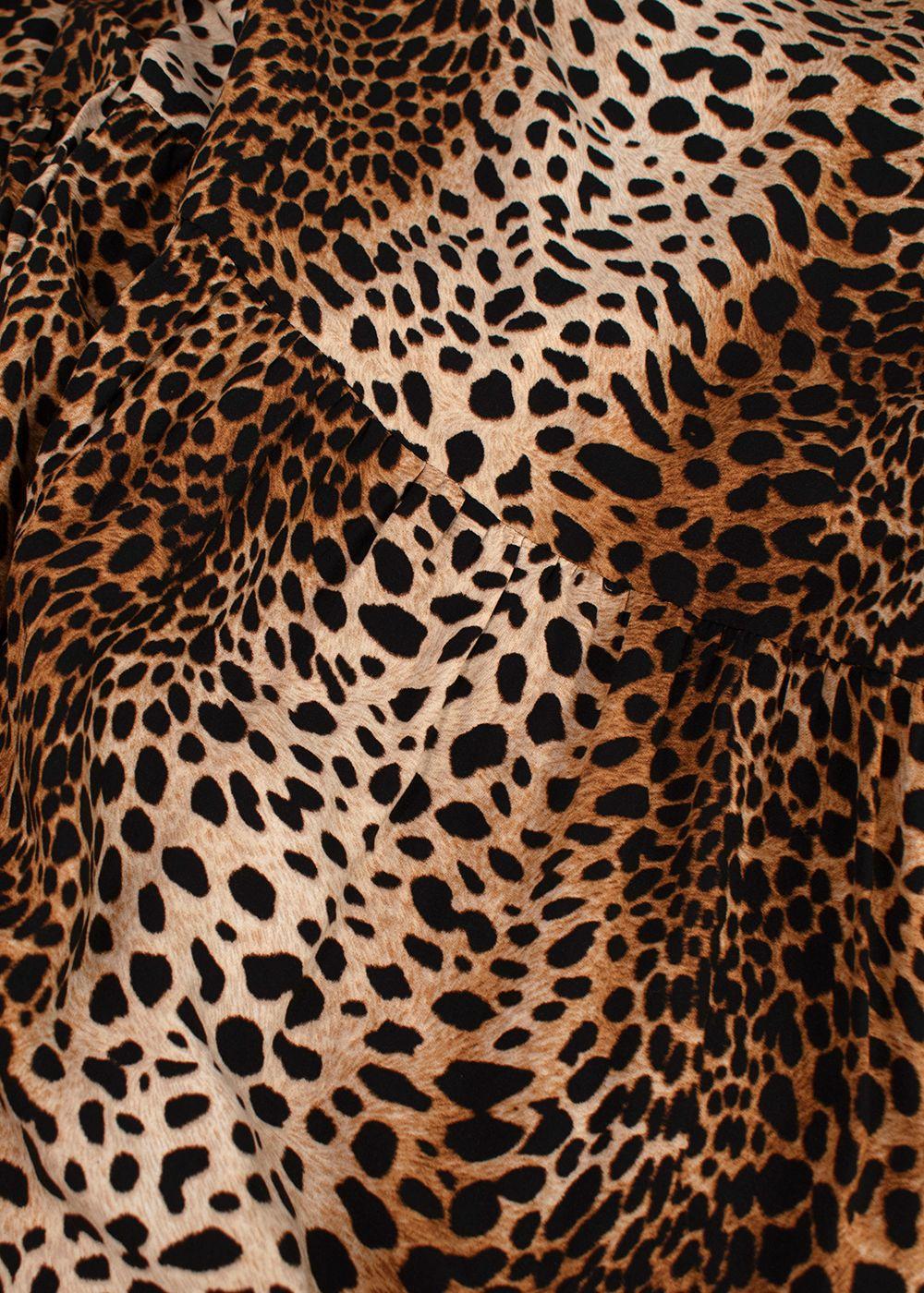 Melissa Odabash Leopard Print Maxi Dress