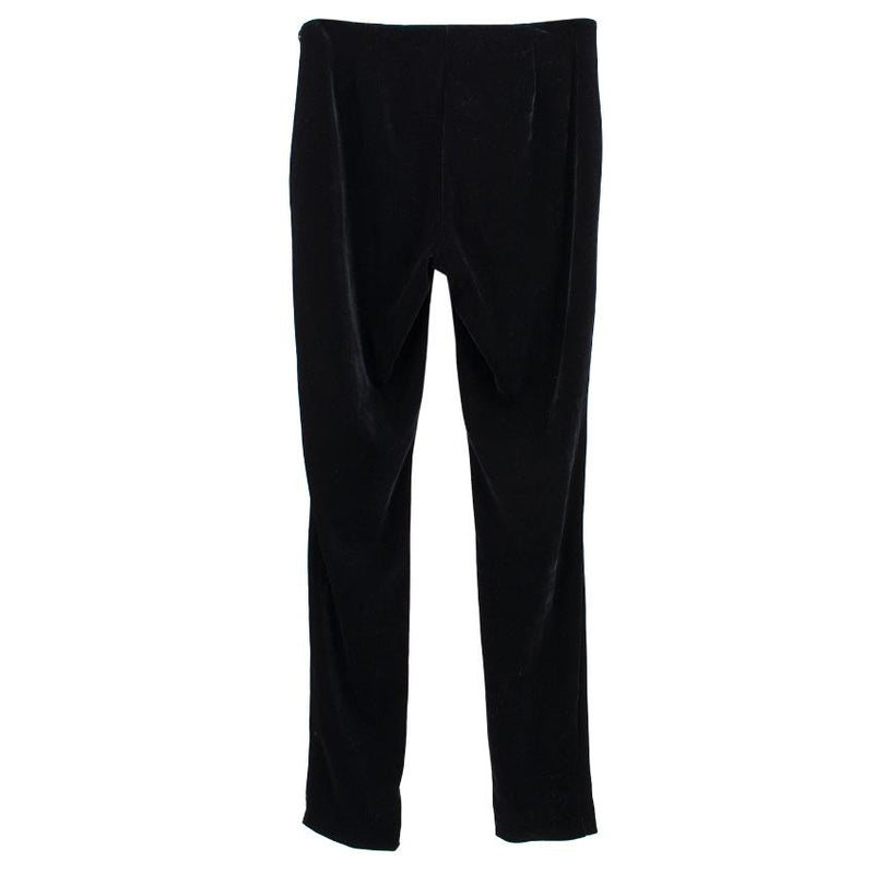 Sachin & Babi black velvet skinny trousers