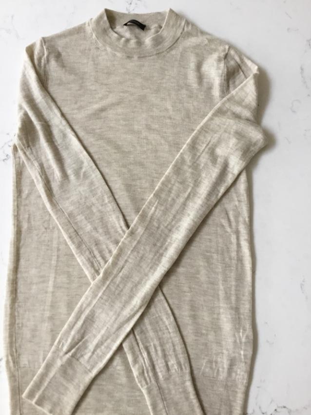 Joseph Cashmere Beige Long Sleeve Top