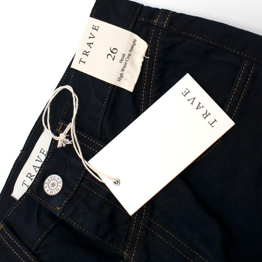 Trave Heidi High Waisted Crop Straight Jeans