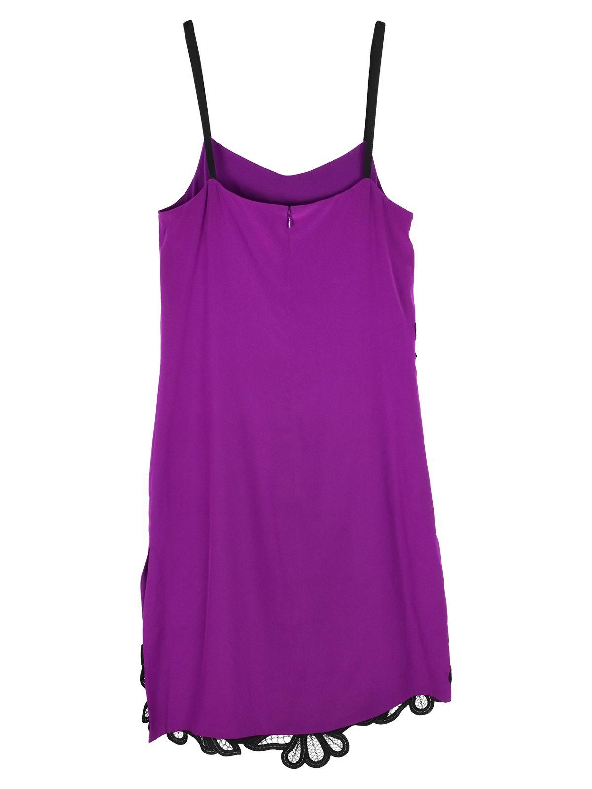 Crochet Lace Detail Slip Dress