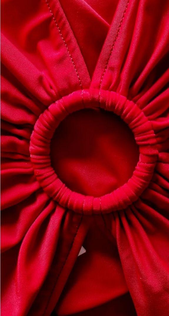 Red Halterneck Catsuit