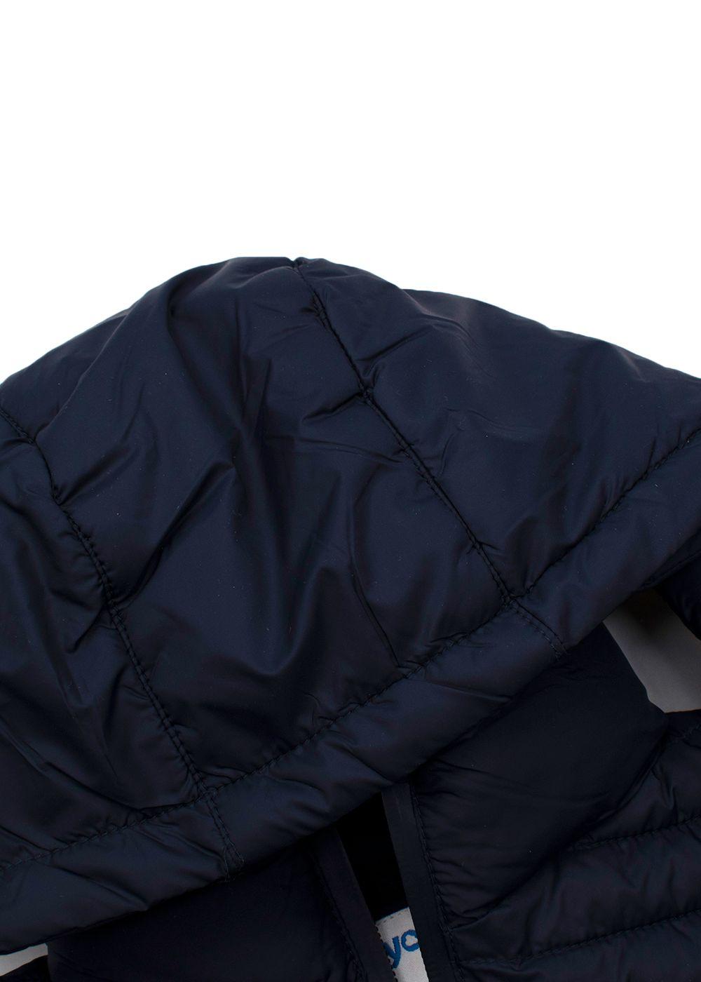 kids 4Y navy blue quilted puffer jacket