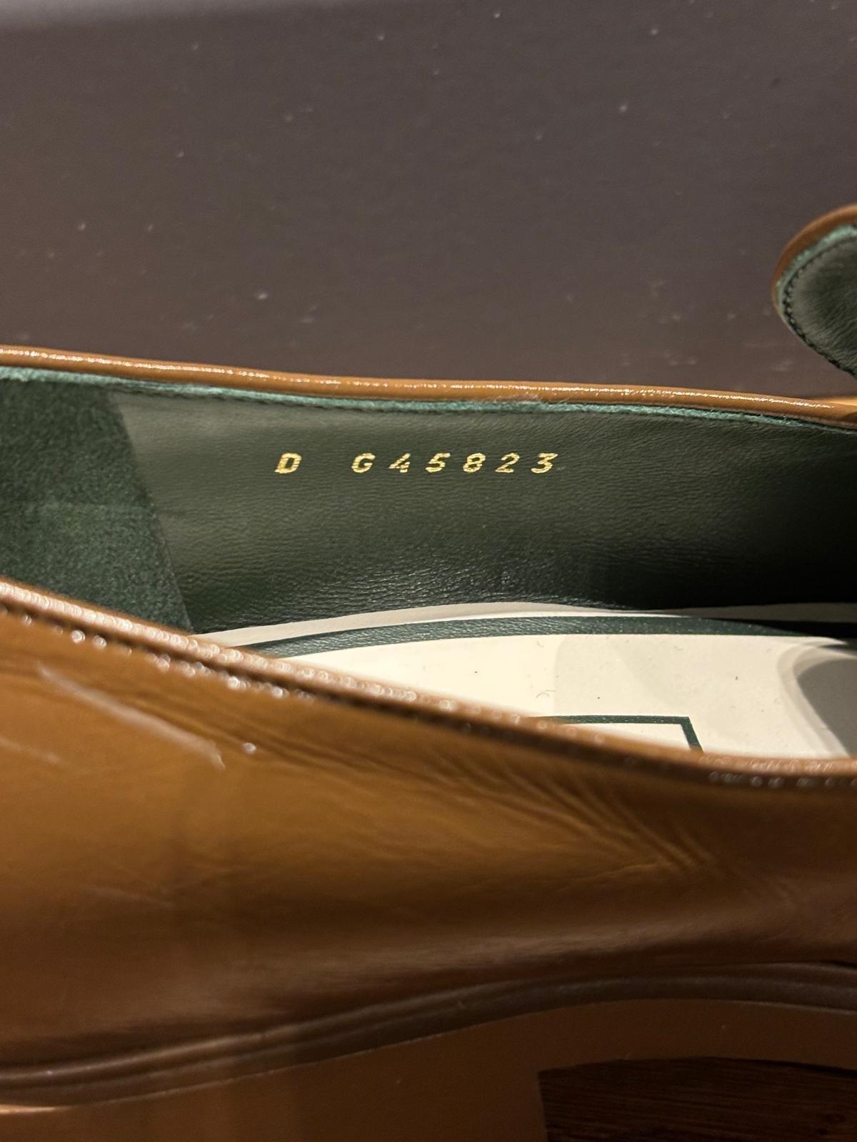 Chanel Brown Patent Loafers