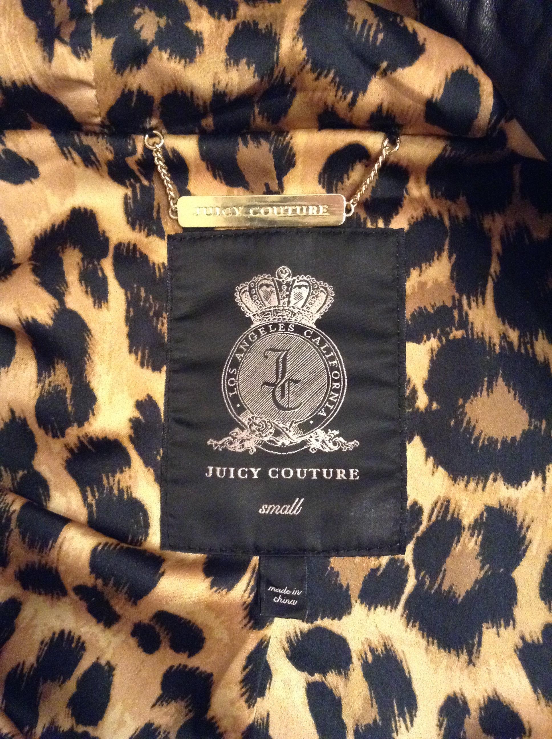 Juicy Couture Leather bomber jacket
