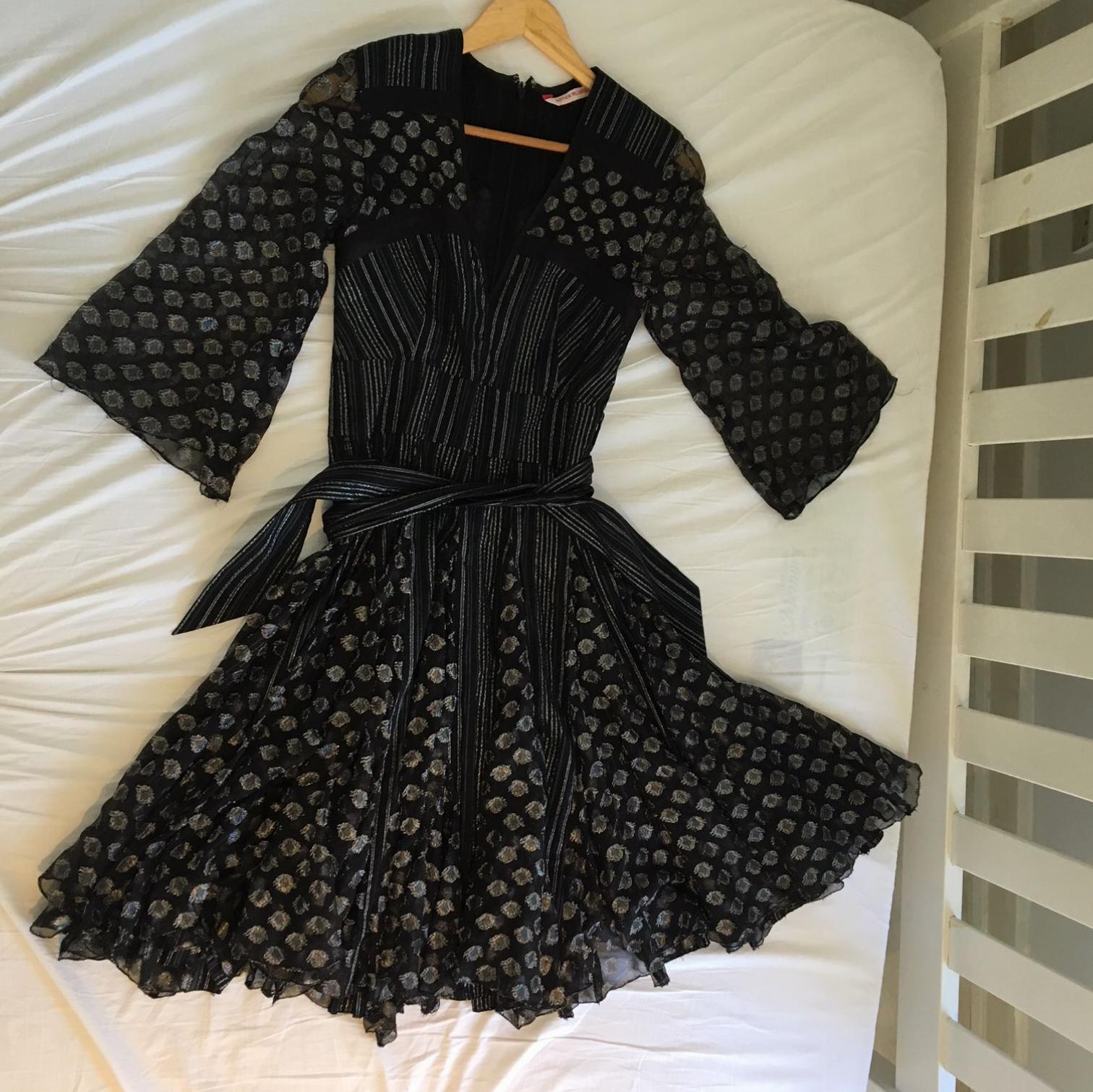 Matthew Williamson Lurex Belted Dress