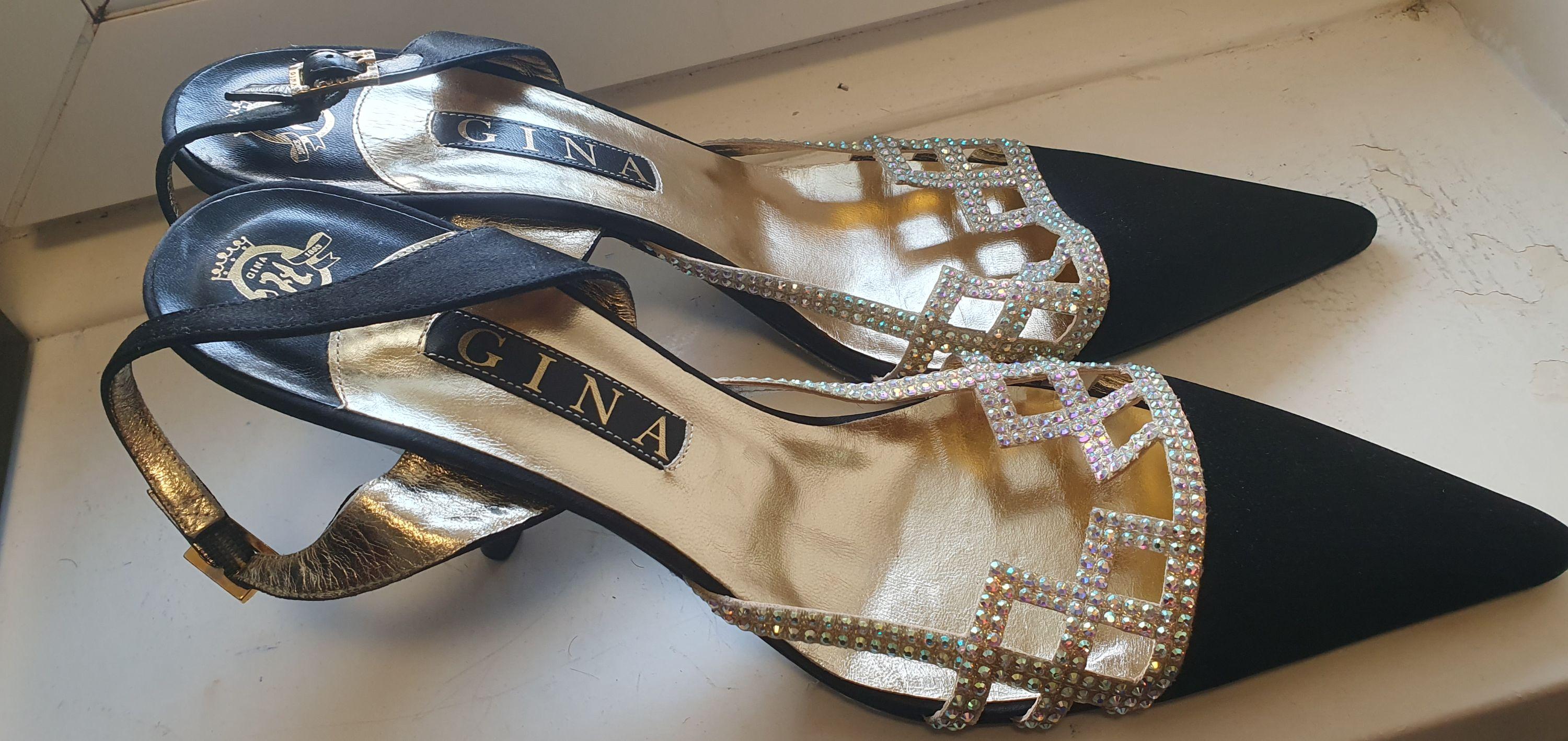 Crystal Embellished Slingback Sandals