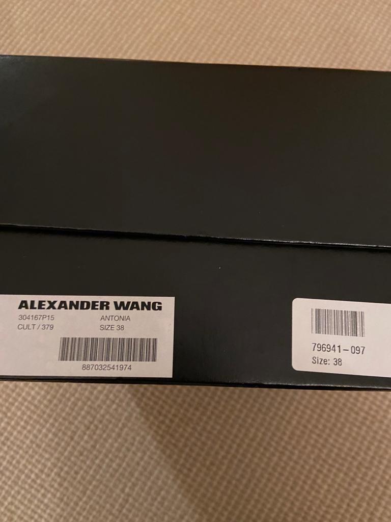 Alexander Wang Antonia Red Suede Sandals