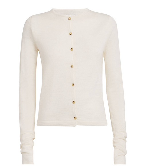 Lauren Manoogian White Alpaca Cardigan