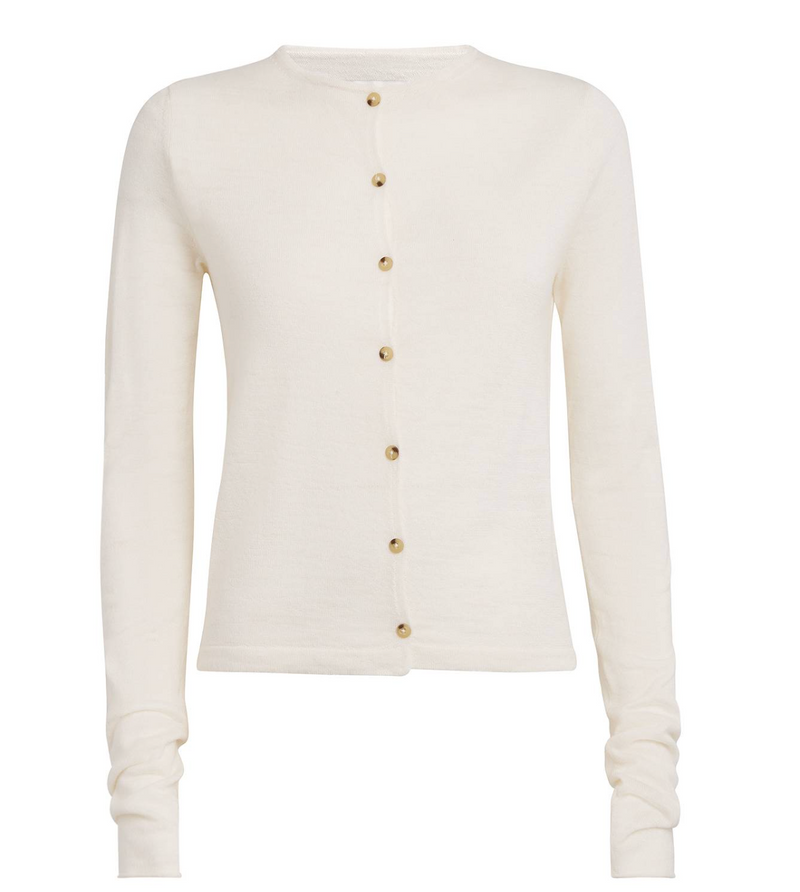 Lauren Manoogian White Alpaca Cardigan