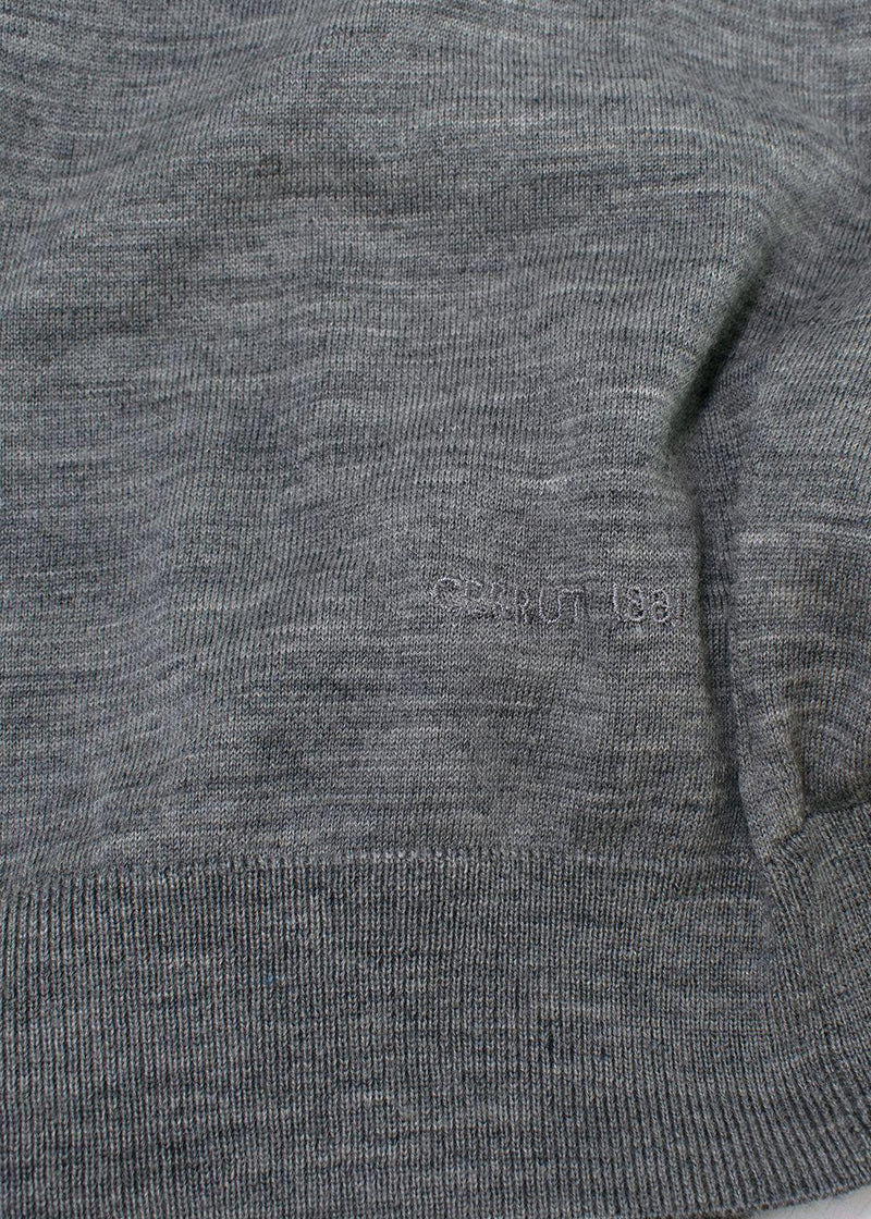 Cerruti 1881 Grey Wool Cardigan