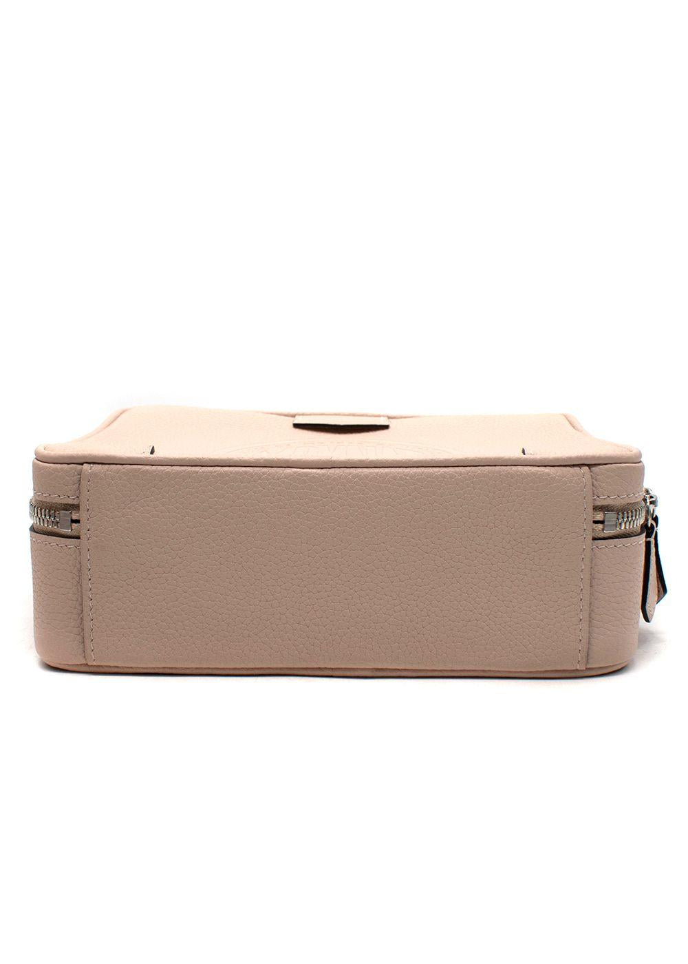 Moynat Camera Very Pale Pink Leather Crossbody Bag