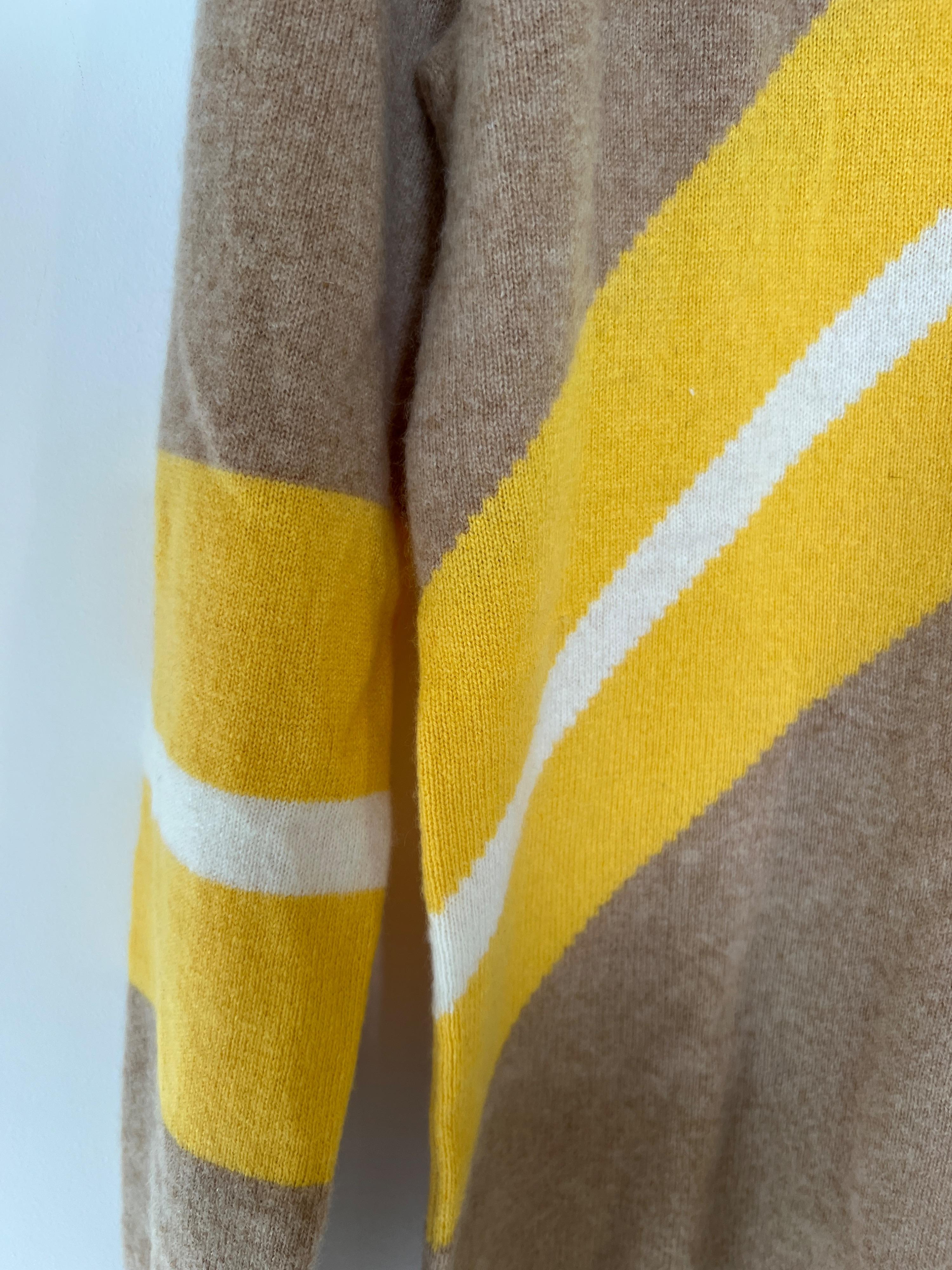 Madeline Thompson Chevron Cashmere Jumper