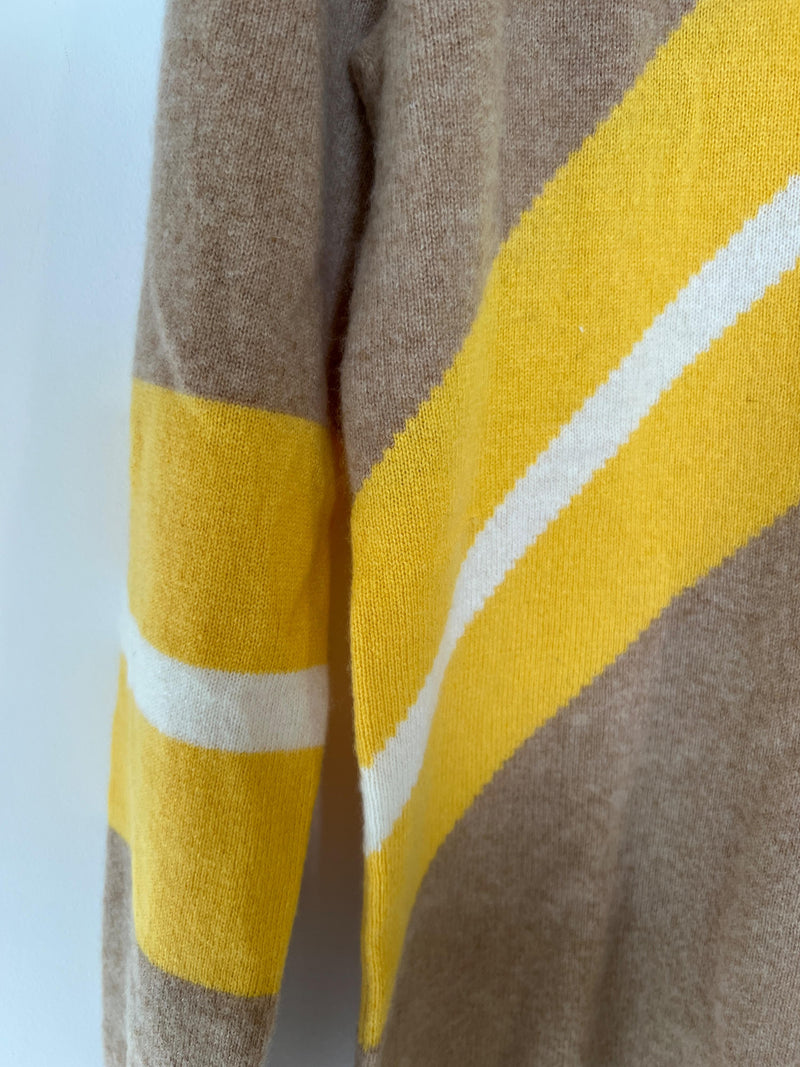 Madeline Thompson Chevron Cashmere Jumper