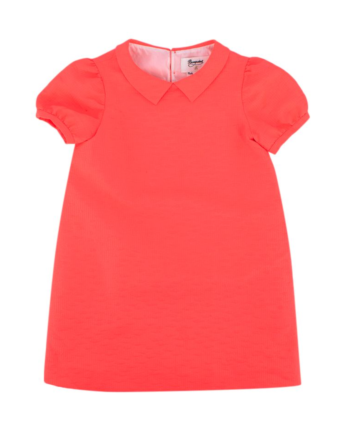 Kids 8Y Coral Textured Dress
