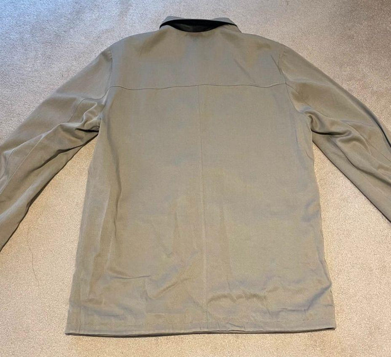 Reversible Black Leather Jacket