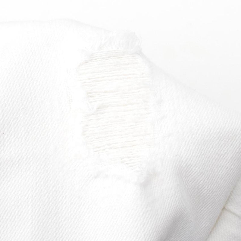 Current/Elliot White Distressed Jeans
