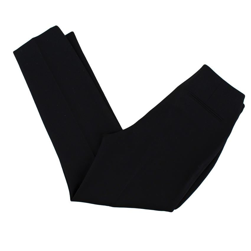 Balenciaga Black Single Button Detail Trousers