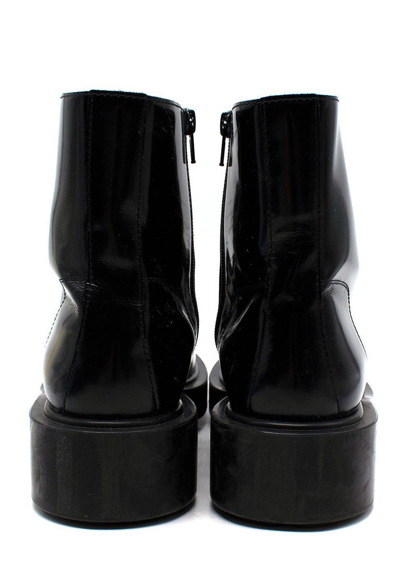Bottega Veneta Black Monsieur Horsebit Ankle Boots
