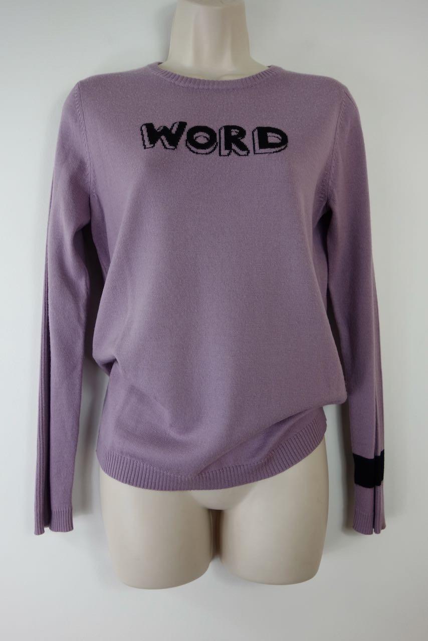 Purple Wool Word Jumper