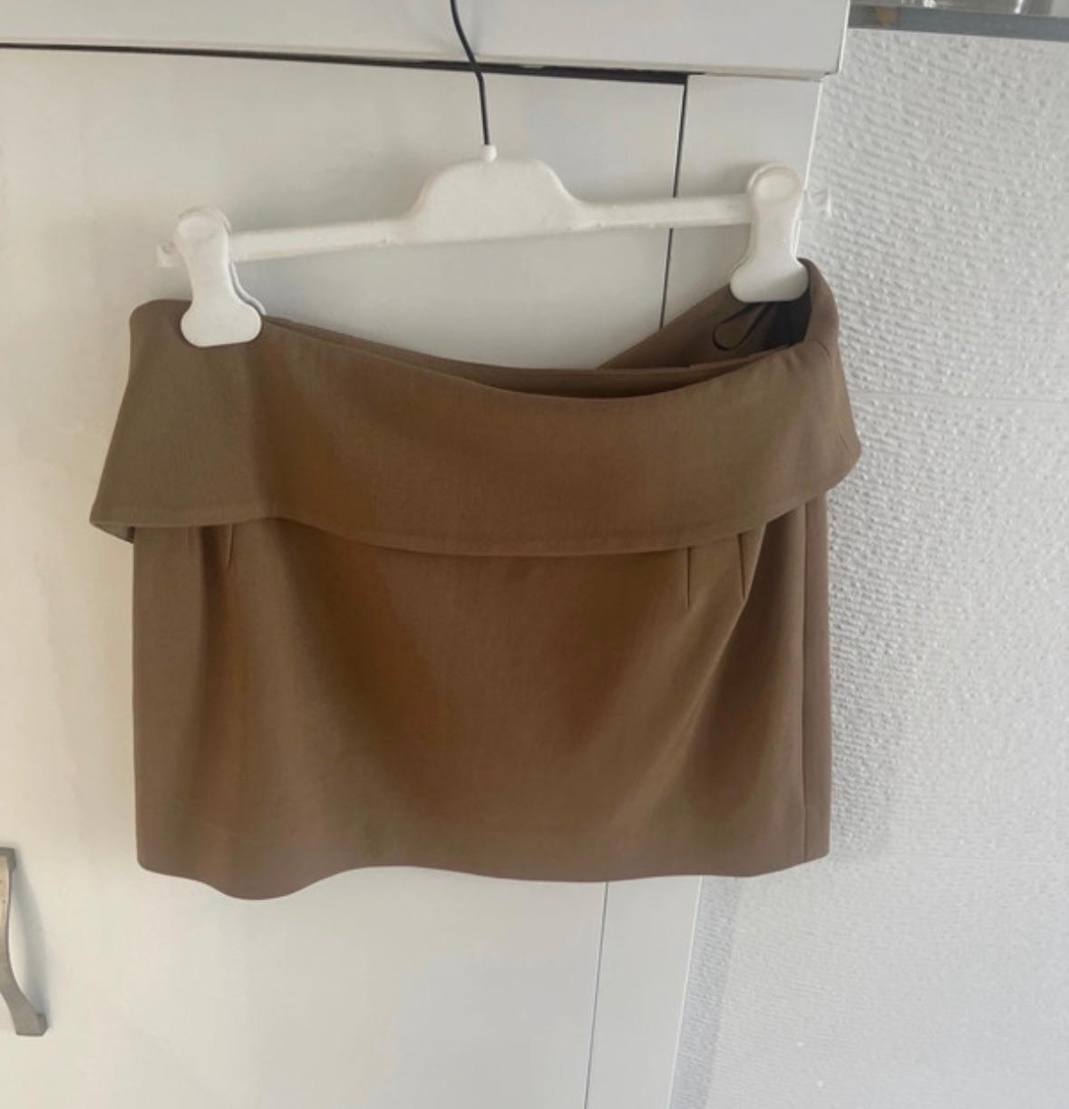 JW Anderson Brown Mini Skirt