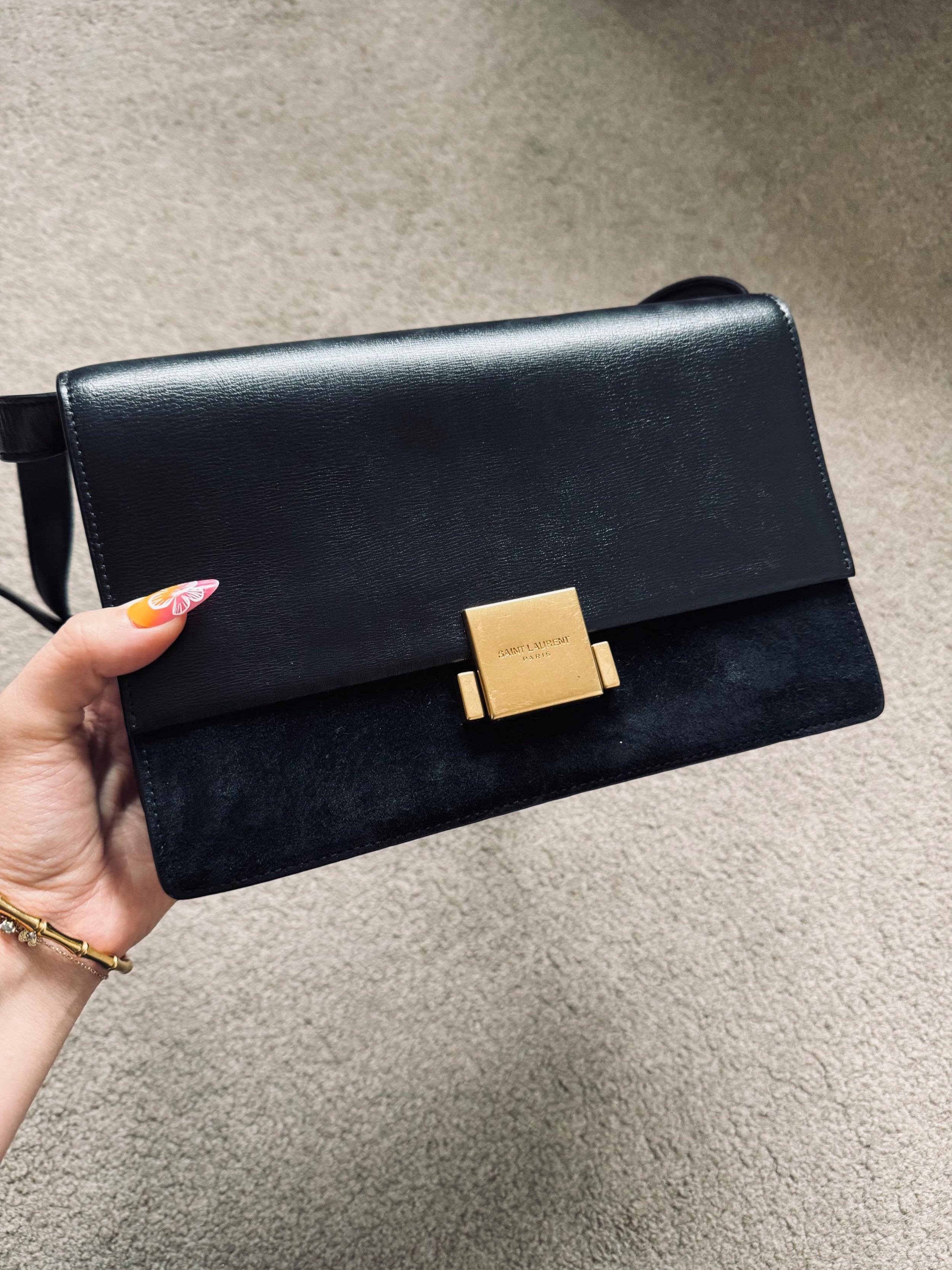 Saint Laurent Black Bellechasse Bag