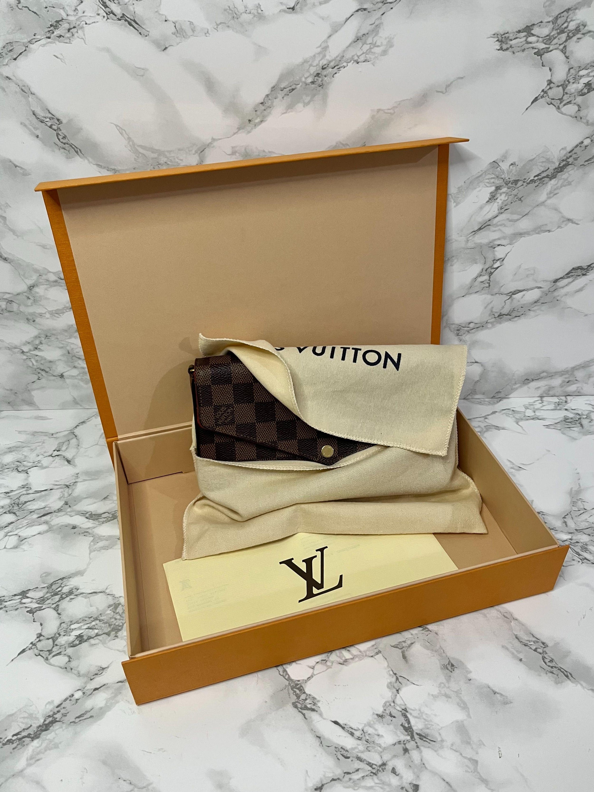 Louis Vuitton Brown Damier Ebene Pochette Felicie