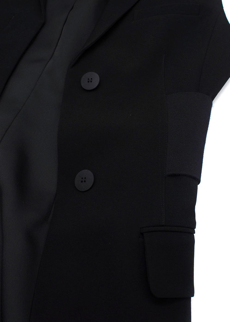 Alexander Wang Black Sleeveless Blazer Dress