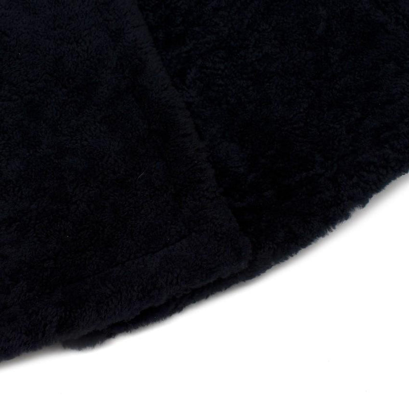3.1 Phillip Lim Black & Midnight Blue Shearling Wool Jacket