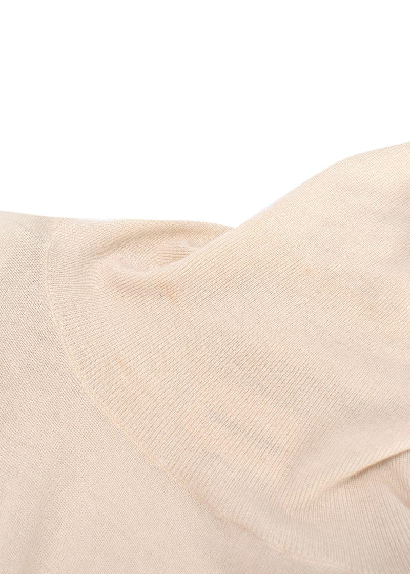 LouLou Studio Cream Wool Turtleneck Sweater