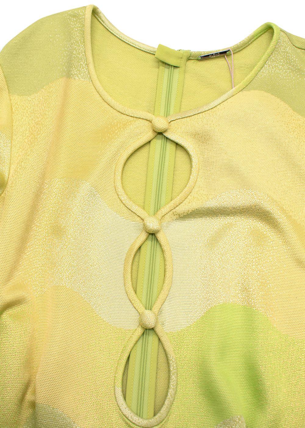 Alexis Lime Wave Serena Dress