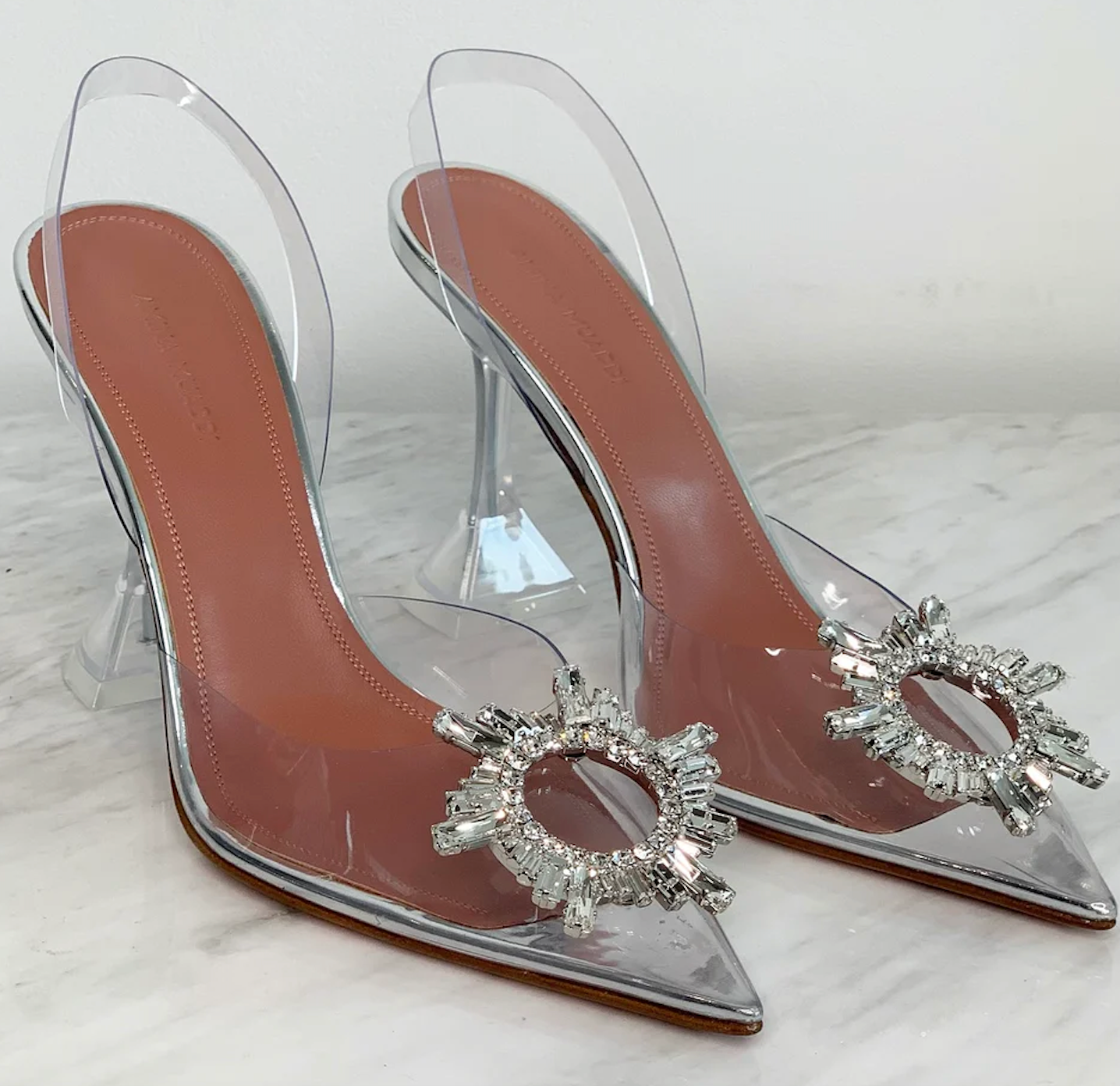 Amina Muaddi Begum PVC Pumps