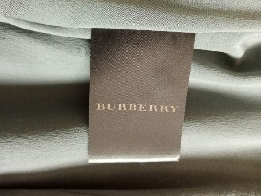 Burberry Black Chiffon Pleated Skirt