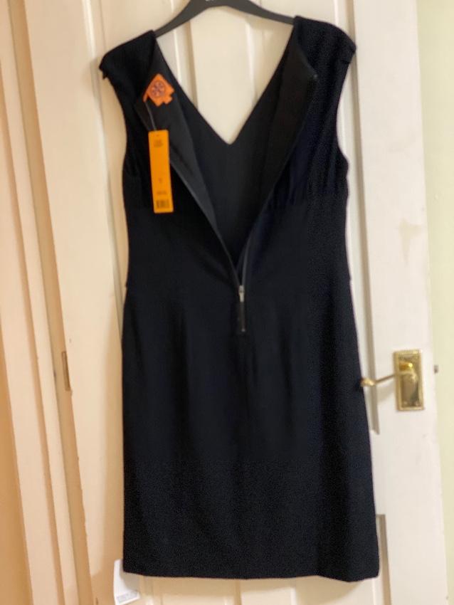 Tory Burch Patrice black crepe dress