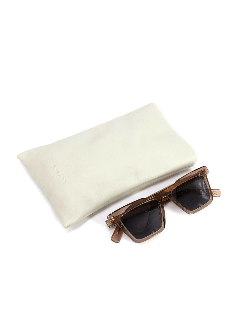 Baleen Montjuic Coffee Square Frame Sunglasses