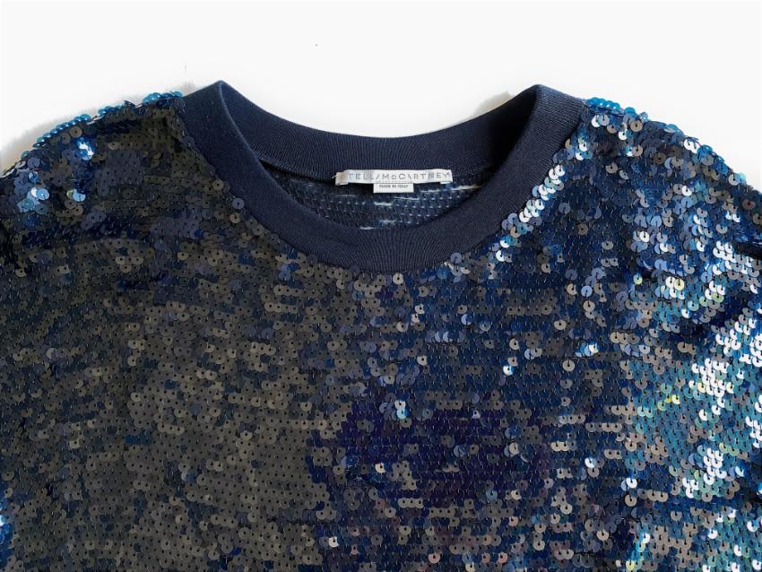 Stella McCartney Blue Sequin Jumper
