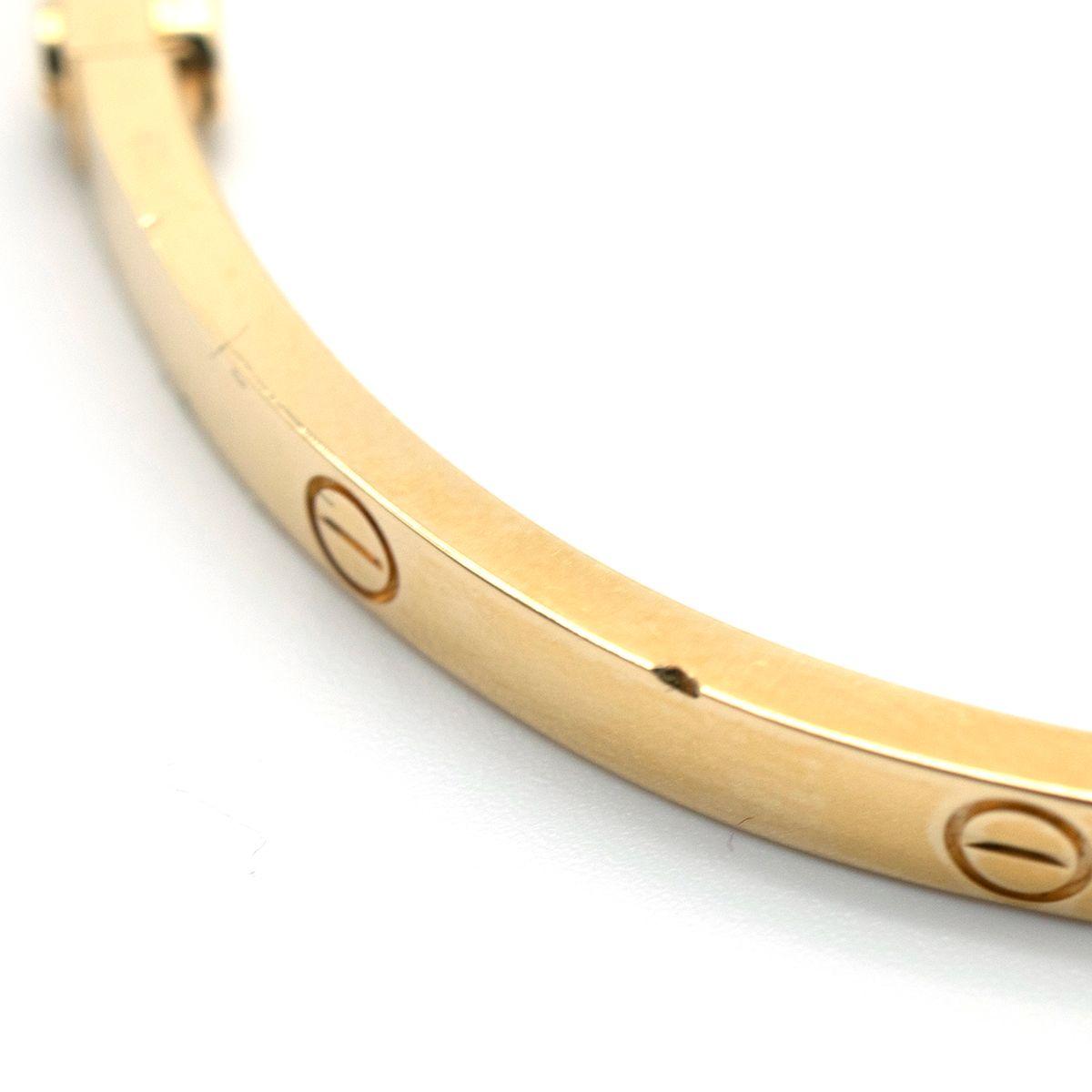 Cartier LOVE bracelet, Small Model 18 With Box