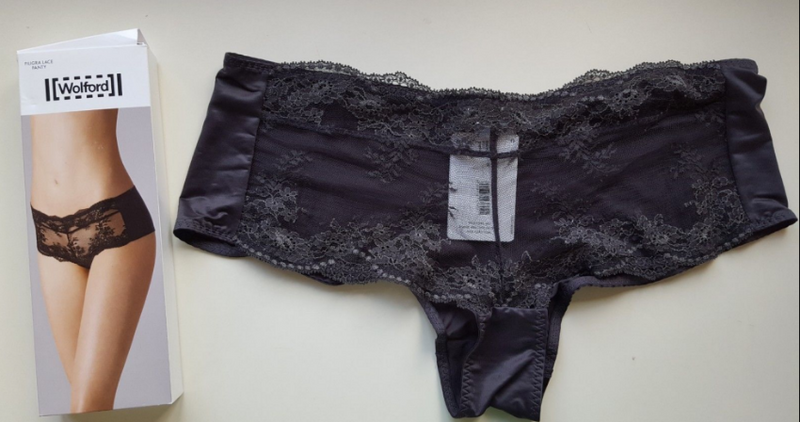 Wolford Filigra Lace Panty In Graphit