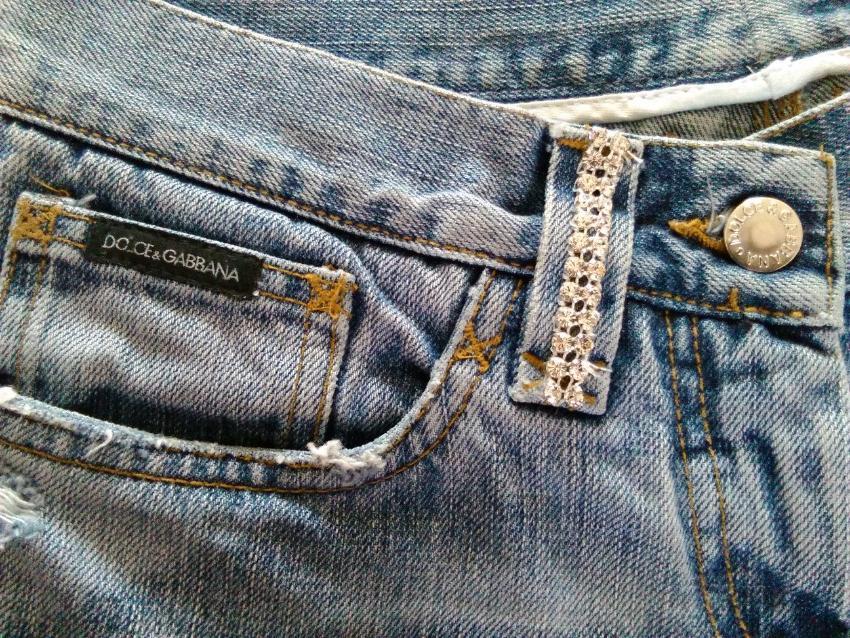 Dolce & Gabbana Swarovski-Embellished Jeans