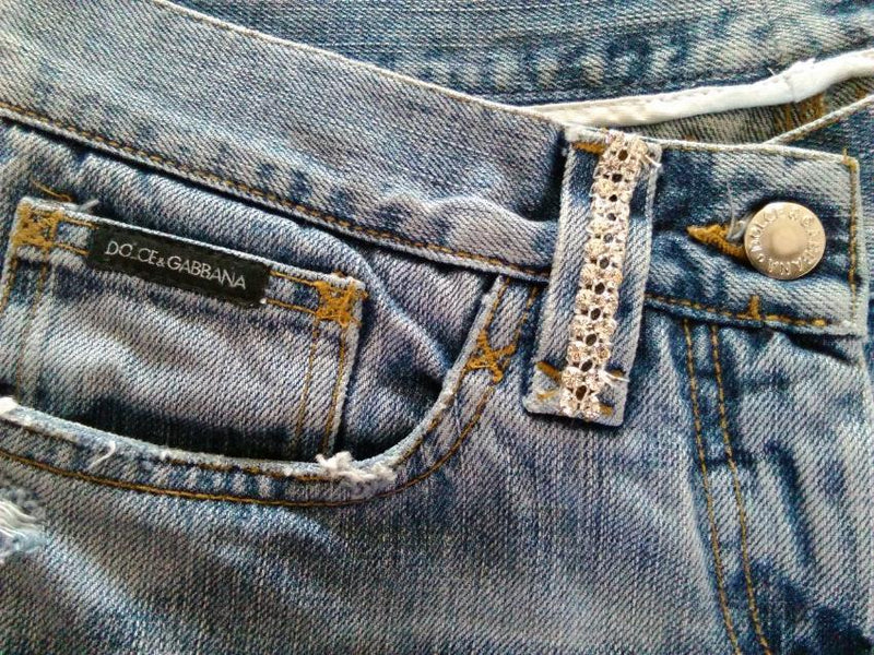 Dolce & Gabbana Swarovski-Embellished Jeans