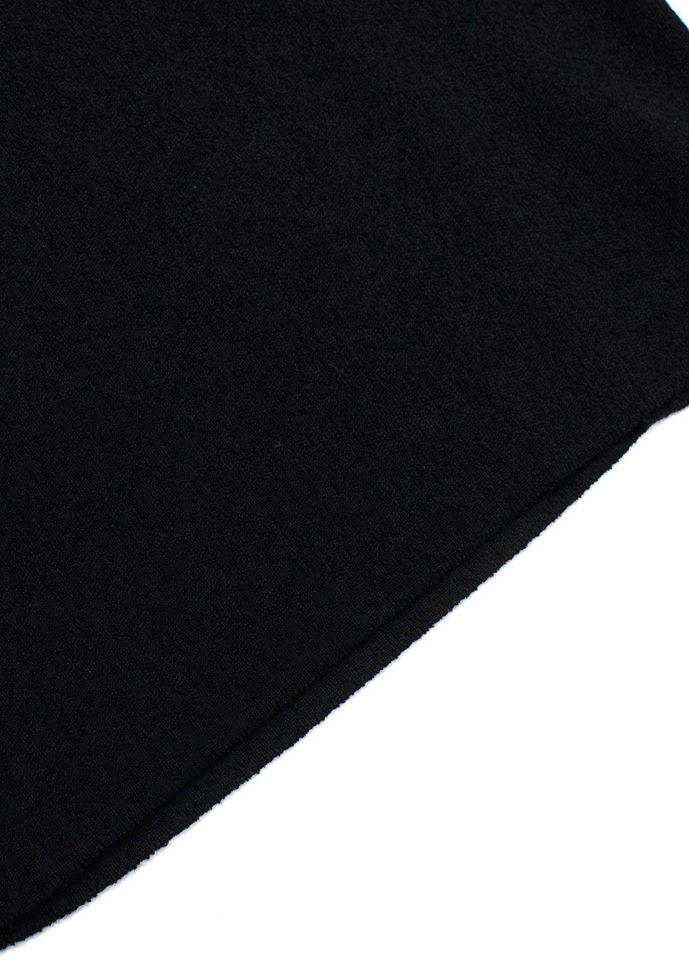 Bottega One Shoulder Black Midi Dress
