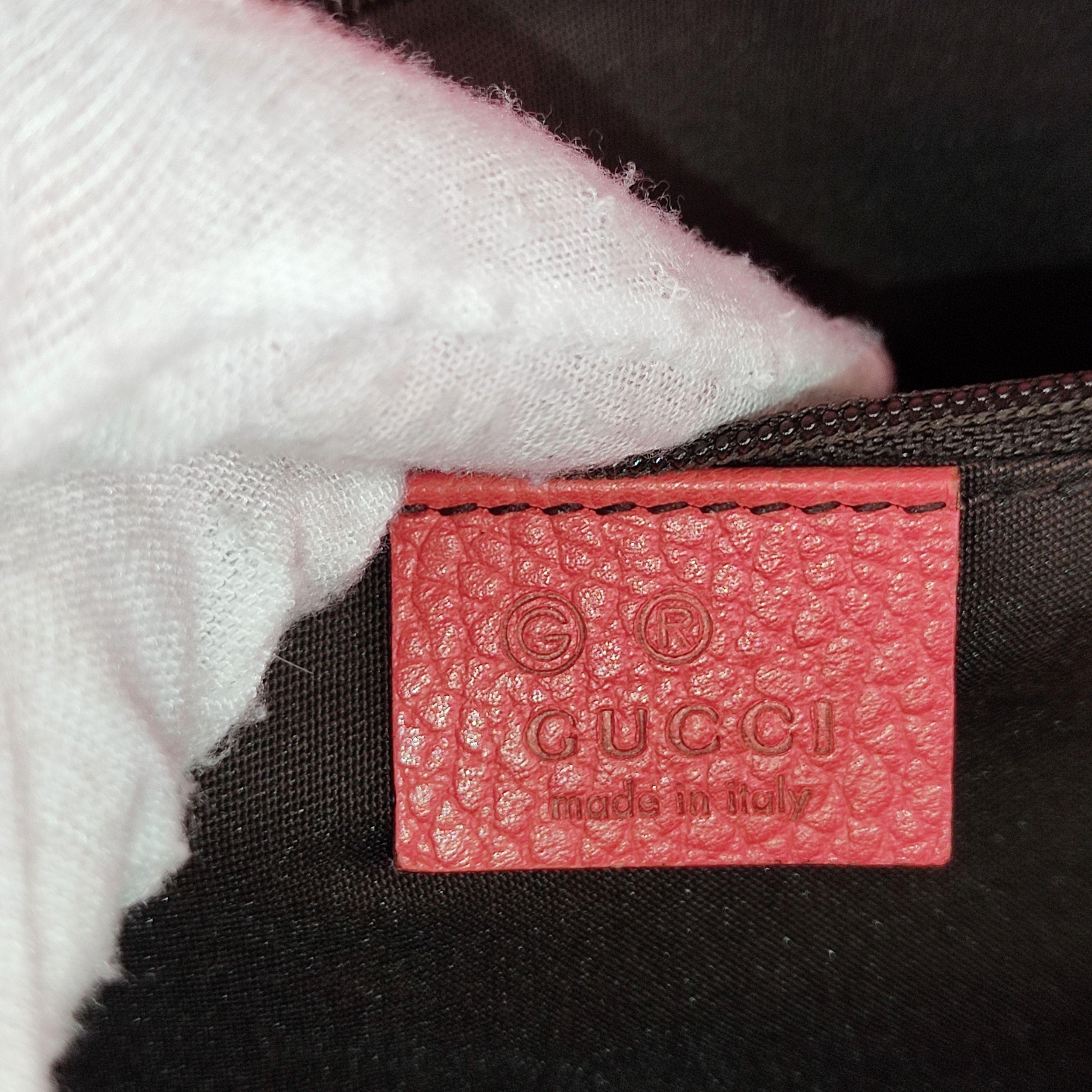 Vintage pink leather tote bag
