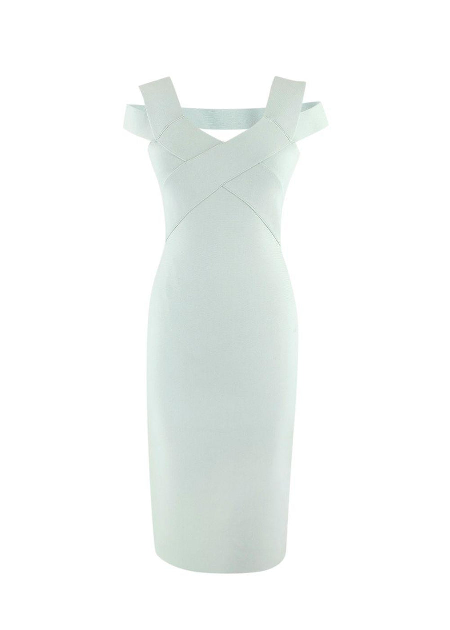 Roland Mouret Mint Morland Bandage Dress