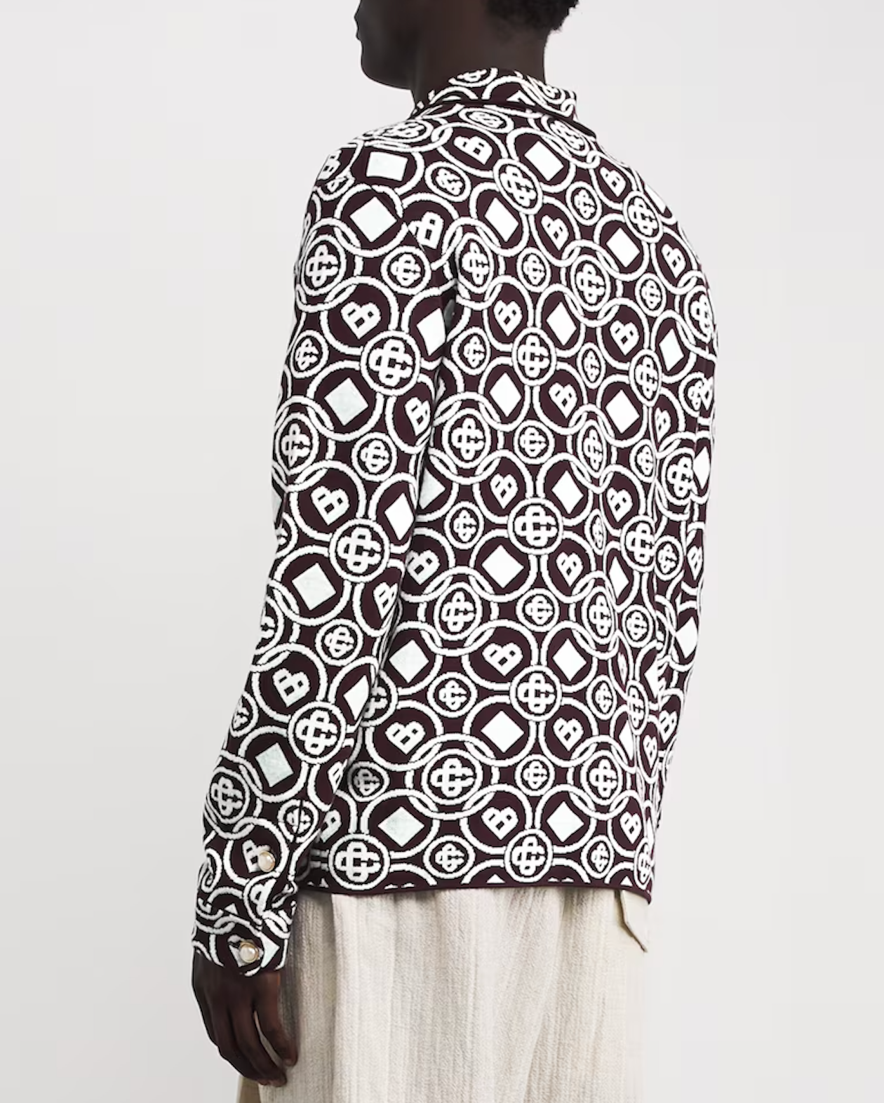 Casablanca Cotton Monogram Relaxed Shirt
