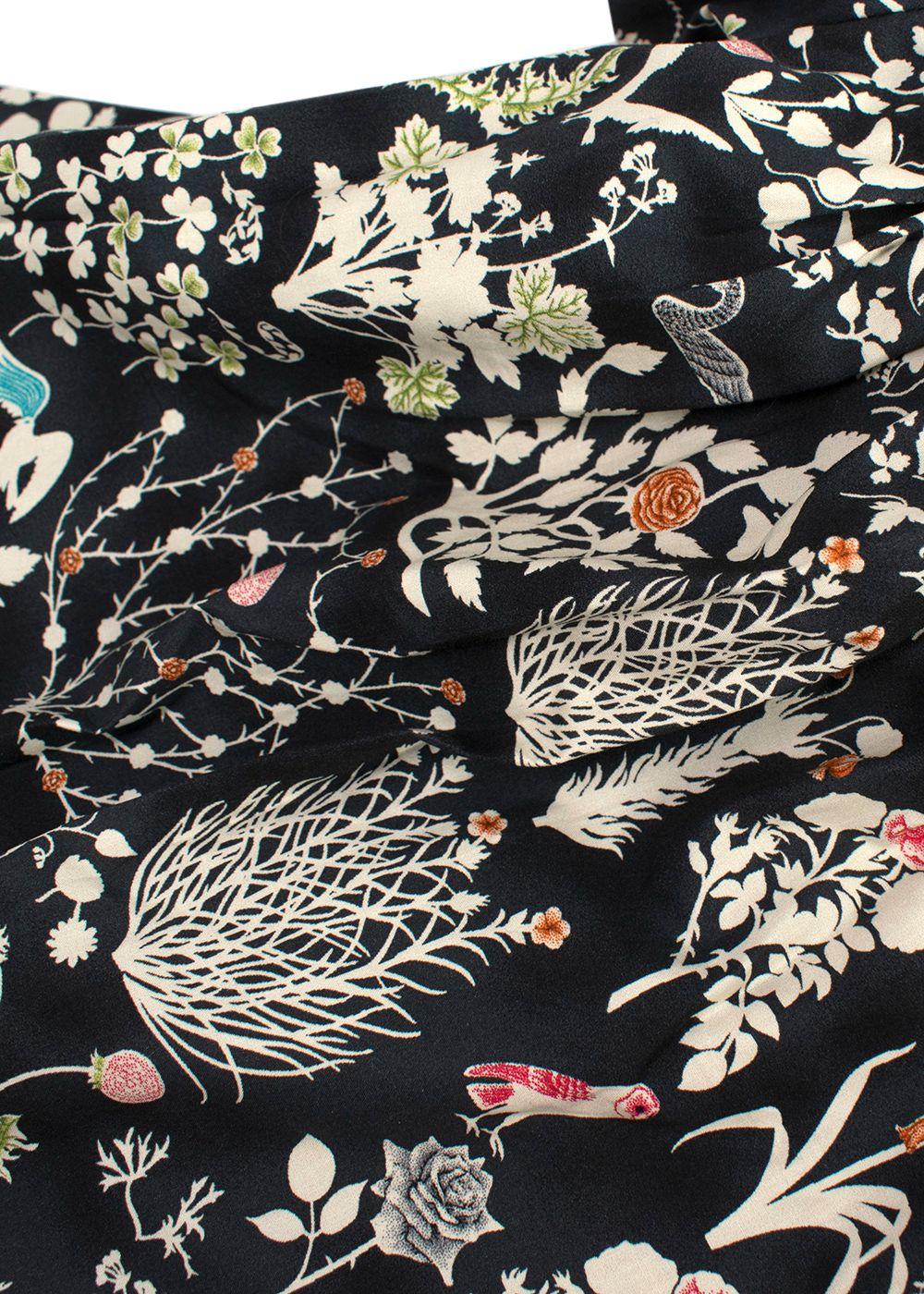 Bonpoint Baby 6m Black Floral Dress