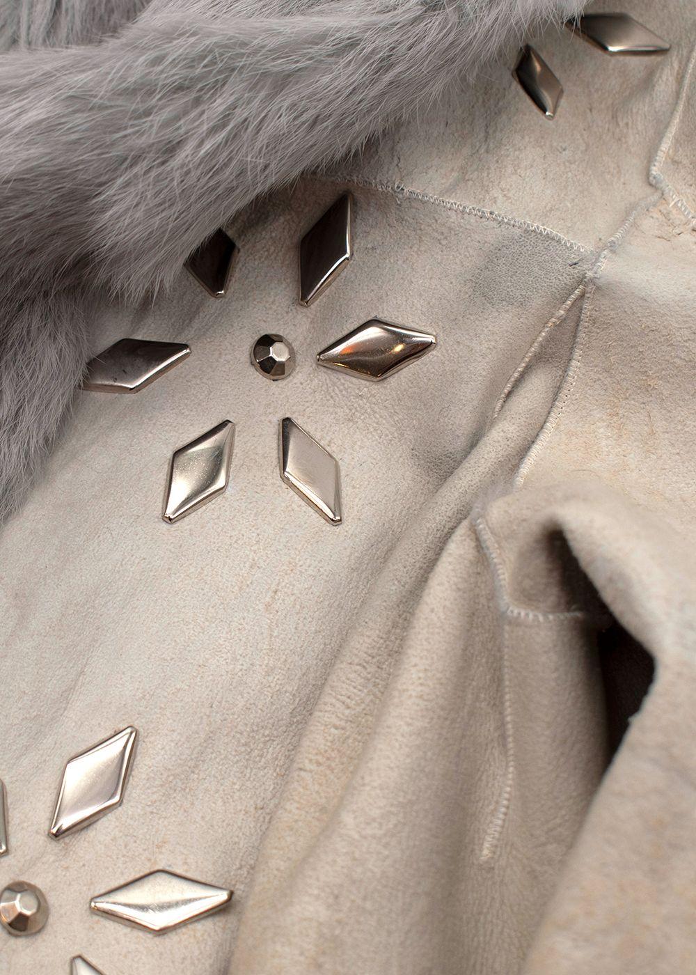 Vintage Fur Lined Embellished Penny Lane Coat