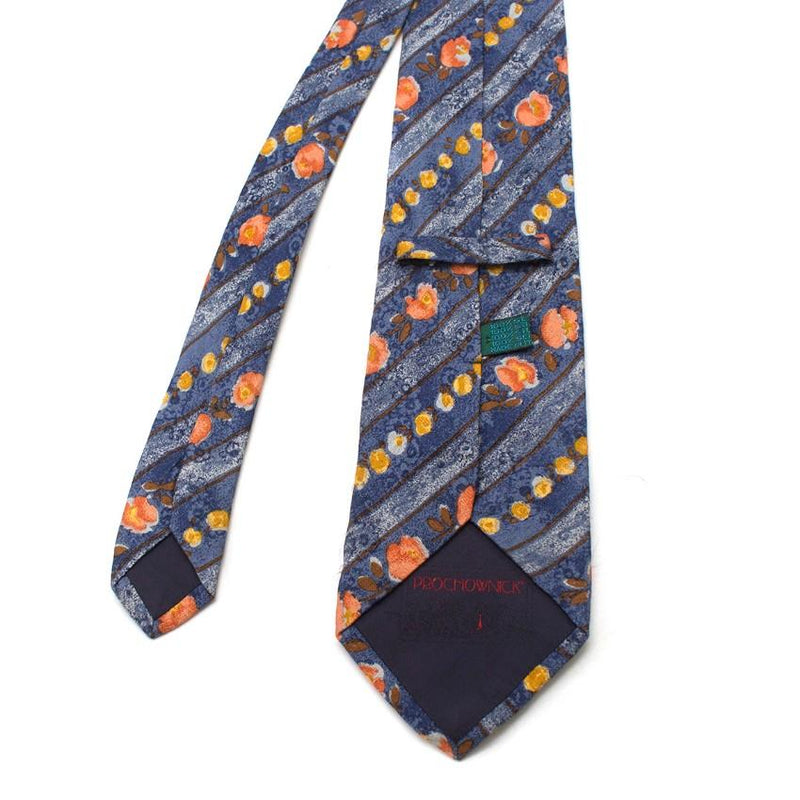 Prochownick Floral-print Silk Tie